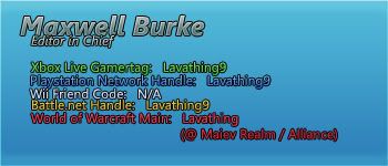 Maxwell Burke's Info