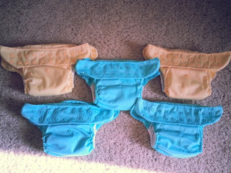 Lot of 5 Bumgenius Freetime Diapers Lot of 5 Bumgenius Freetime Diapers