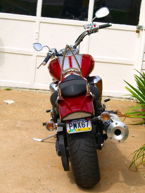 yamaha road star warrior sissy bar