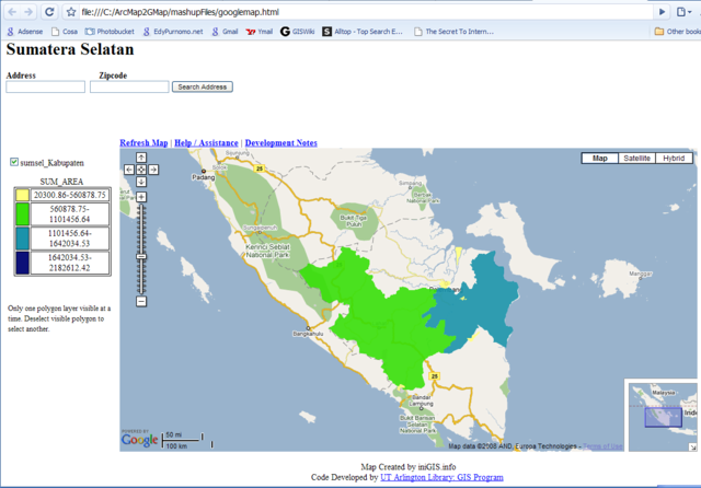 arcmap2gmap