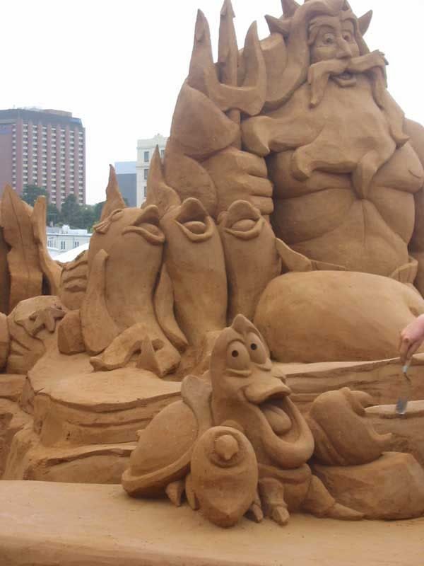 sand art disney