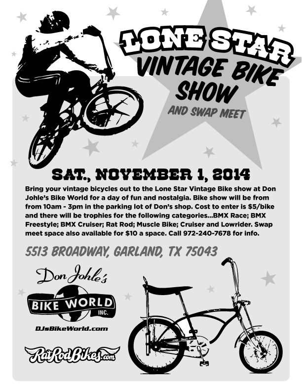 LONE STAR VINTAGE BIKE SHOW & SWAP MEET NOV 1ST Forums