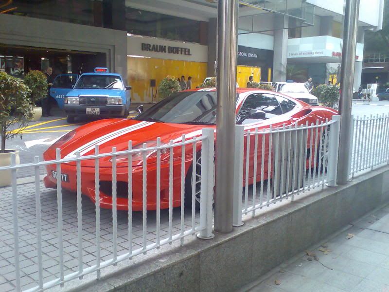 TAKA; red ferrari