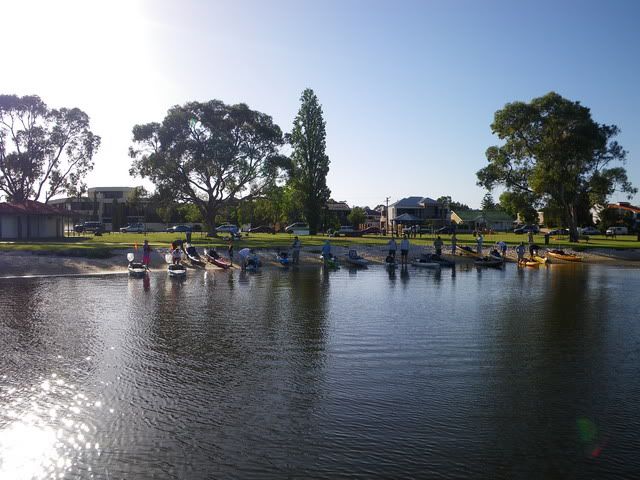 The assorted craft ready to fish!
