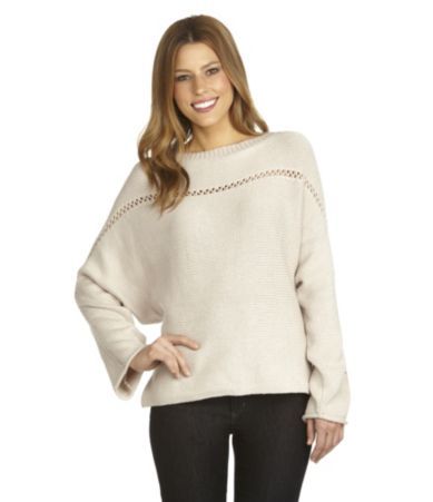 BCBGeneration Dolman Lattice Sweater