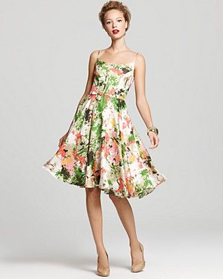Milly Bridget Circle Skirt Dress