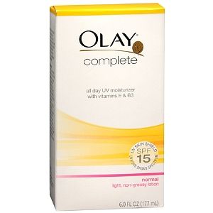 Olay Complete All Day UV Skin Shield Moisturizer Lotion SPF 15, Normal