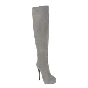 Giuseppe Zanotti I18036 006 Grey Suede Boots