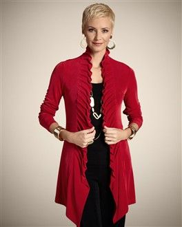Chico's Travelers Princess Pleat Jacket
