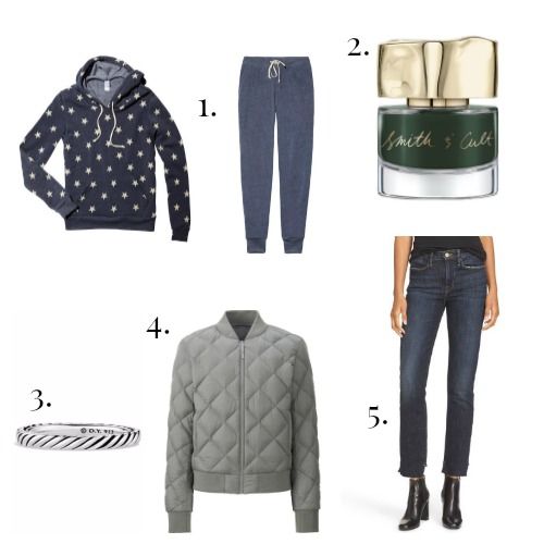 Loving This Week: Staggered Hem Jeans + a Down Bomber