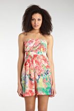 Warehouse Impact Poppy Bandeau Dress
