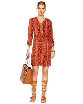MICHAEL Michael Kors Chain Tie Dress