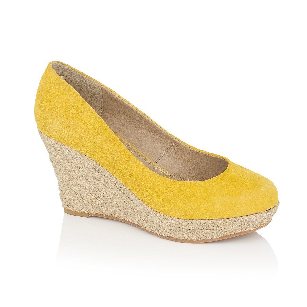 Lotus Caterina Shoes Yellow Suede