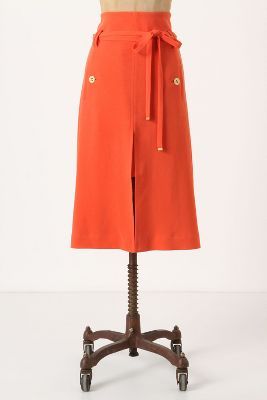 Anthropologie Belted Fresna Skirt