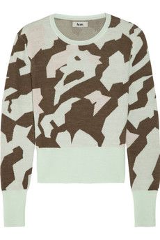 Acne Lia Camo Wool Sweater