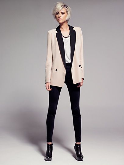 Mango Smoking Masculine Cut Blazer