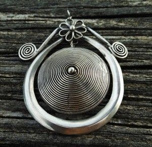 Vintage Miao Tribal Silver Pendant