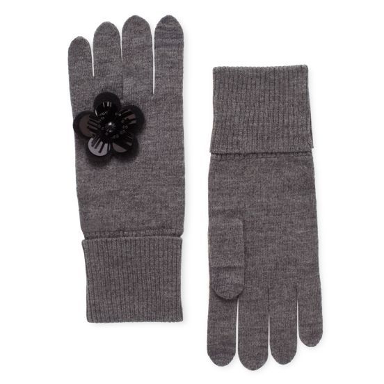 Kate Spade Magnolia Plaze Knit Gloves