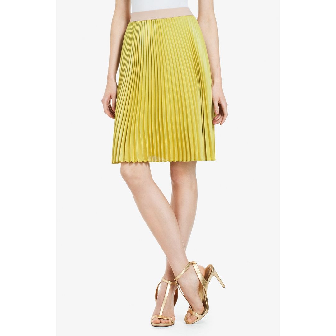 BCBGMAXAZRIA Toni Pleated Skirt