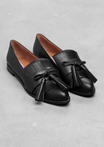 & Other Stories Tassel Leather Flats