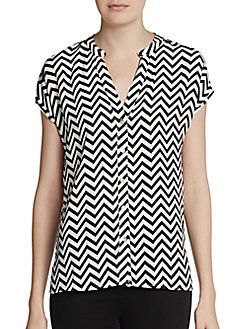 Romeo and Juliet Couture Zigzag Dolman Blouse