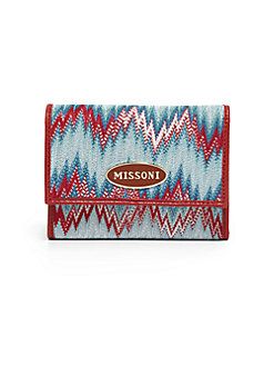 Missoni Flame Stich Trifold Wallet