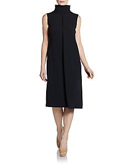 Calvin Klein Collection Turtleneck Shift Dress