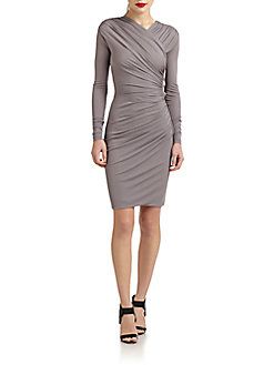 Derek Lam Asymmetrical Draped Dress