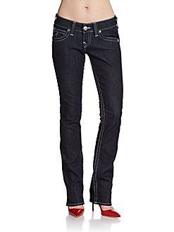 True Religion Straight Flap Pocket Jeans
