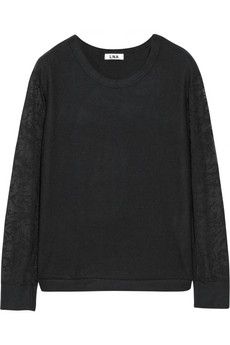 LNA Fitz Burnout-Effect and Modal-Blend Sweater