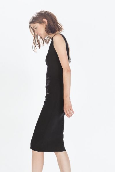 Zara Long Dress with Diamante Back