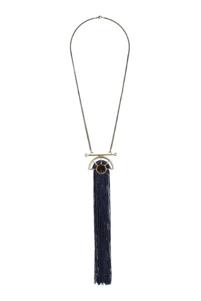 Topshop Long Tassel Necklace