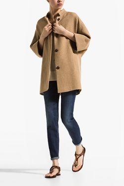 Massimo Dutti Structured Cape Coat