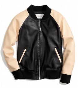 Coach Leather Varsity Jacket