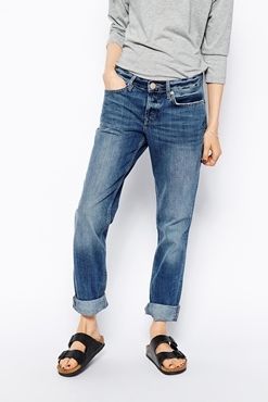 ASOS Brady Low Rise Slim Boyfriend Jeans