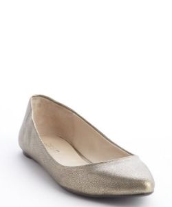 Joe’s Jeans Leather Metallic Kitty IV Flats