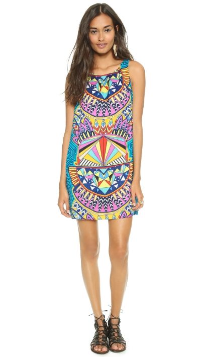 Mara Hoffman Pleat Front Shift Dress