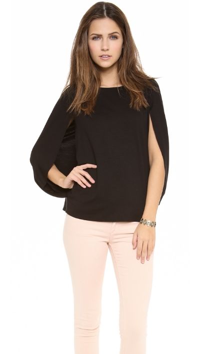 Three Dots Blouson Top