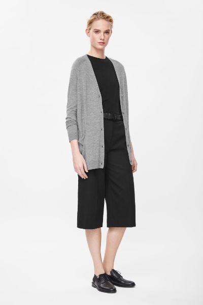 COS Fine-Knit Wool Cardigan