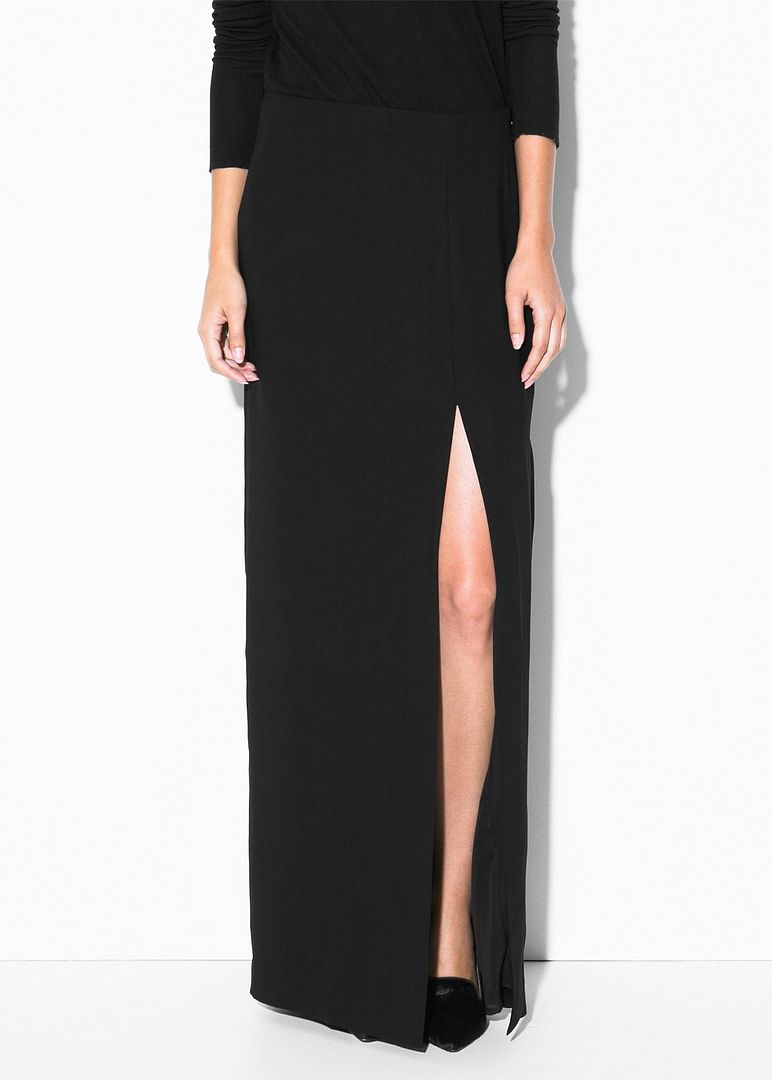 Mango Slit Long Skirt