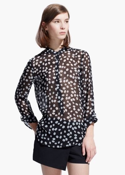 Mango Printed Blouse