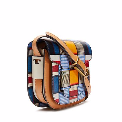 Tory Burch Crescent Printed Small Crossbody Bag