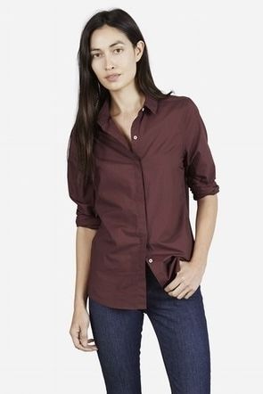 Everlane Poplin Long Sleeve Shirt