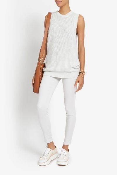 Exclusive for Intermix Cotton/ Cashmere Tunic Sweater