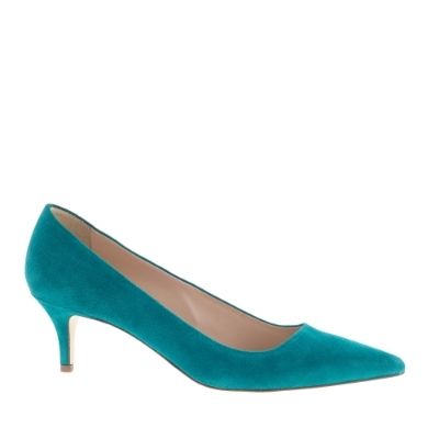 J.Crew Dulci Suede Kitten Heel