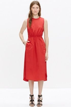 Madewell Cotton Lakeshore Midi Dress