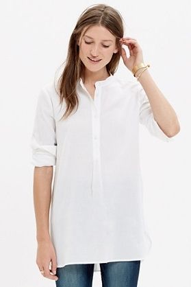 Madewell Wellspring Tunic Popover Shirt