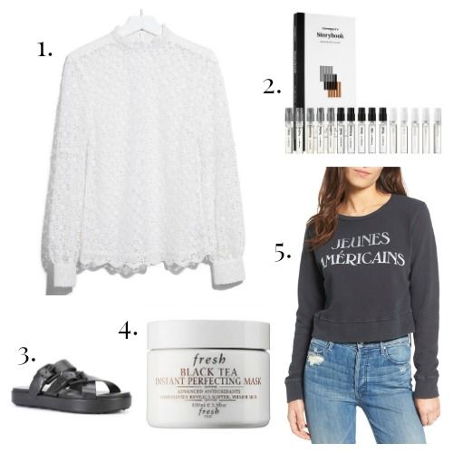 Loving This Week: A Lace Blouse Bargain + A Perfecting Mask