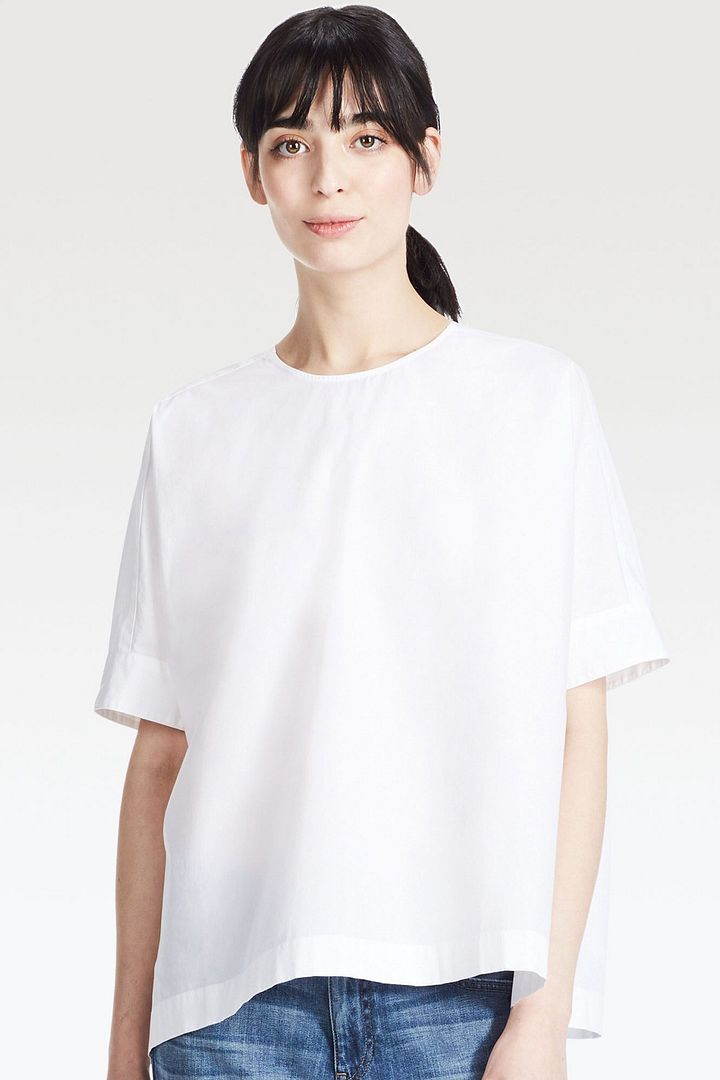 Uniqlo Extra Fine Cotton Short-Sleeve T Blouse