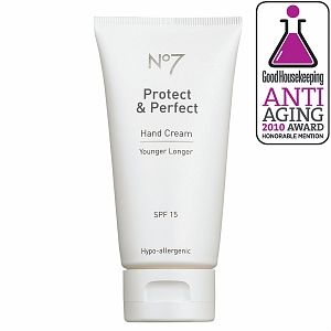 Boots No7 Protect and Perfect Hand Cream Sunscreen SPF 15